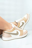 Tênis Air Jordan Low Premium - Bege e Branco Off-white (Frete Grátis)