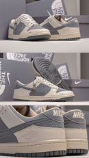 Tênis Dunk SB Explorer PREMIUM - Branco e Cinza (Frete Grátis)