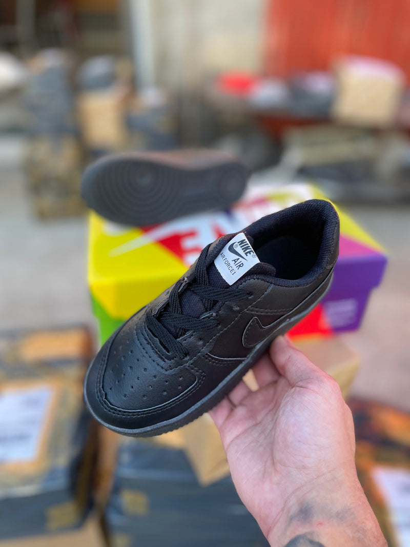 Tênis Air Force Infantil - Branco e Preto (Frete Grátis)