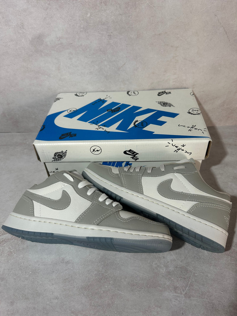 Tênis Air Jordan Low 1 - Cinza (Frete Grátis)