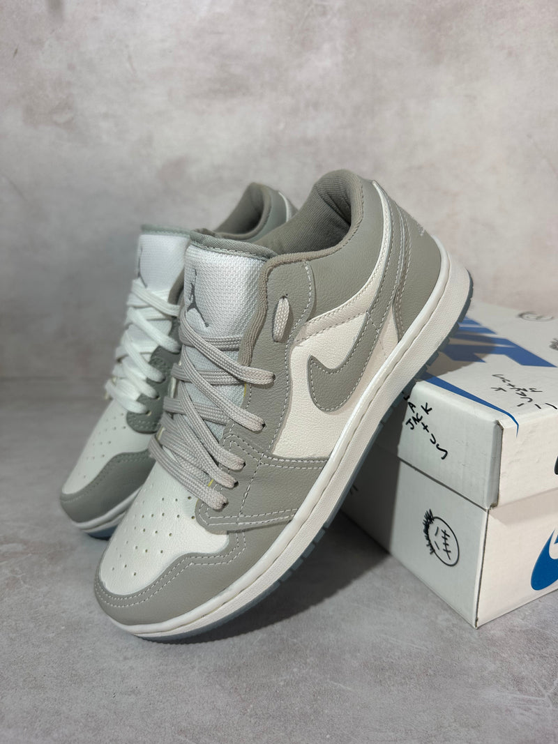Tênis Air Jordan Low 1 - Cinza (Frete Grátis)