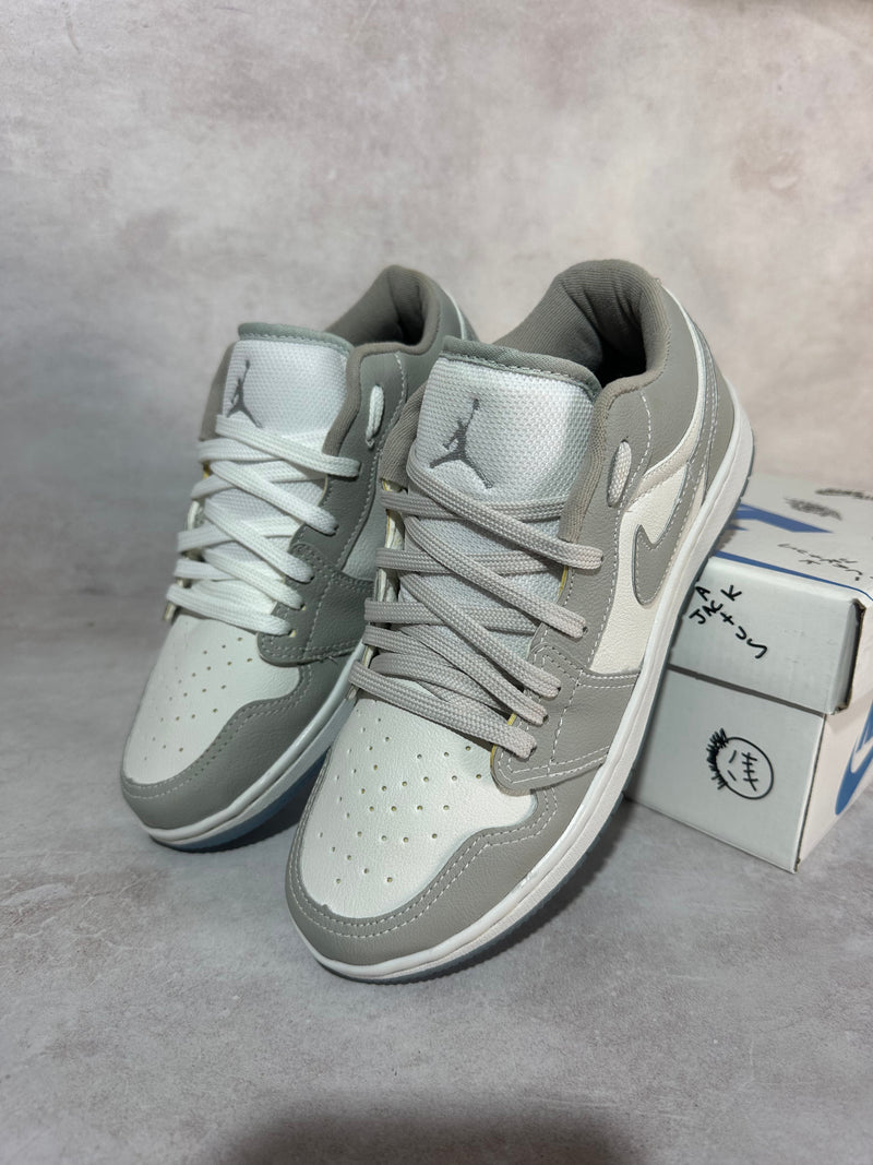 Tênis Air Jordan Low 1 - Cinza (Frete Grátis)
